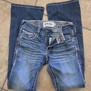 Ariat Women's Boot Cut Jeans - Deep Blue